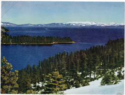 kodachrome mountains and lake